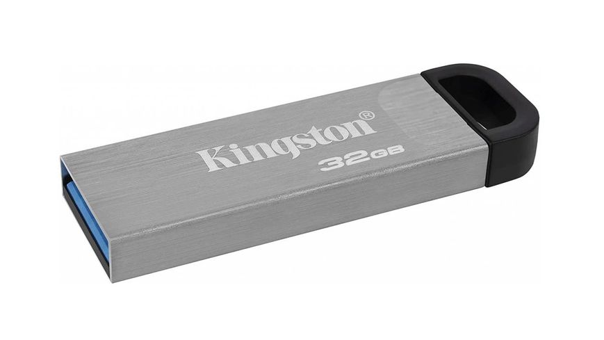 Накопичувач Kingston 32GB DT Kyson Silver/Black USB 3.2 (DTKN/32GB) 45202 фото