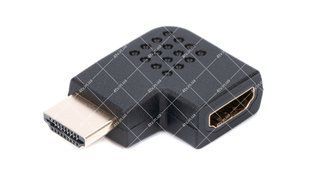 Переходник боковой HDMI гнездо F - HDMI штекер M 90&deg; левый 42784 фото