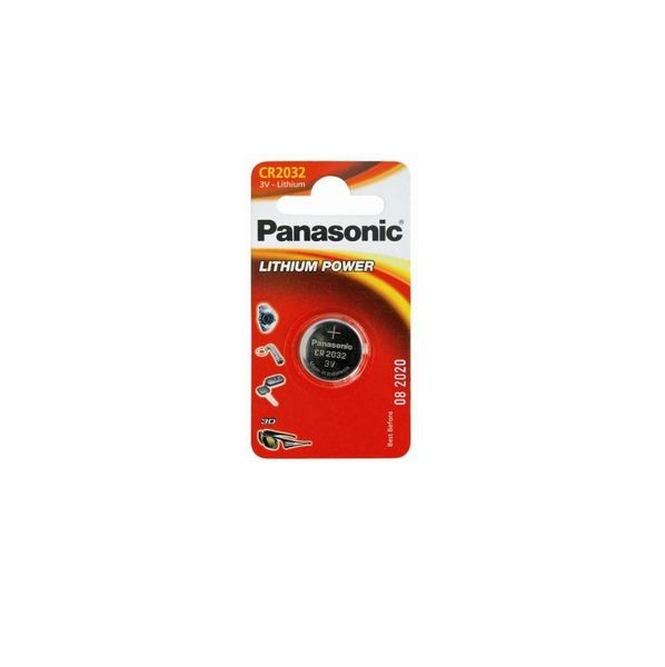 Батарейка CR2032 Panasonic 3V Lithium 1шт блістер 49741 фото