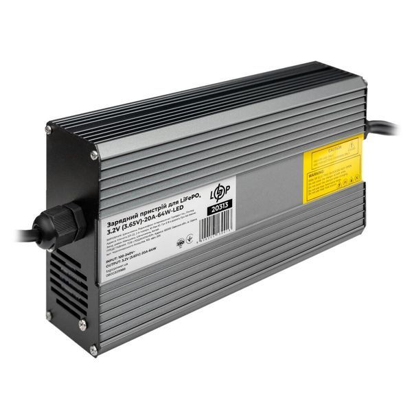 LogicPower (3.65V)-20A-64W-LED LiFePO4 3.2V Зарядний пристрій для акумуляторів 00-00078676 фото