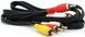 Кабель 3RCA-3RCA Tcom 1.5 метри 40534 фото 2