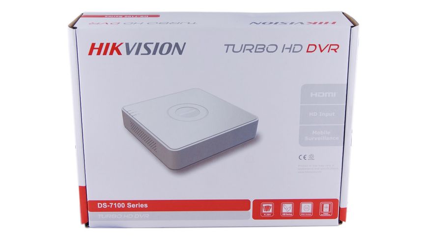 Відеореєстратор Hikvision DS-7104HQHI-K1 (S) 42428 фото