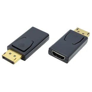 Перехідник штекер Display Port - гніздо HDMI,gold pin 00-00077763 фото