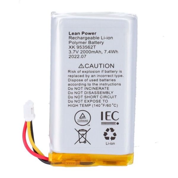 Батарея Ajax для Hub / Hub Plus / Hub 2 / Rex 3.7V 2000mAh 3-pin PCM+NTC 51121 фото