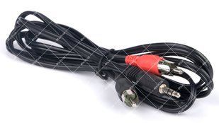 Кабель 2RCA-3.5мм Jack Audio Tcom 1.8 метра 40536 фото