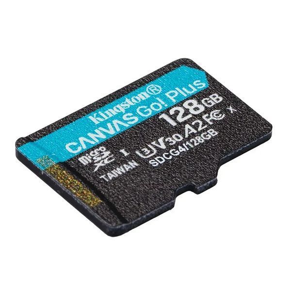 Kingston Canvas Go Plus 128Gb class 10 A2 V30 SDCG4/128GBSP microSDXC Карта памяти 00-00079032 фото