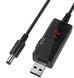 Кабель USB to DC USBDC59512 AM/DC перетворювач 5V - 9V/12V 1м з LED дисплеєм 00-00078324 фото 2