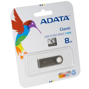 Накопичувач AdataClassic 8GB Series C906 USB 2.0 40643 фото