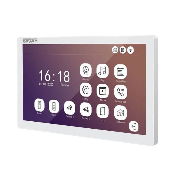 IP видеодомофон SEVEN DP-7517FHDW IPS white 49550 фото