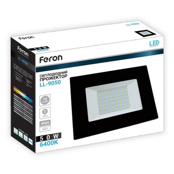 Прожектор LED світлодіодний Feron LL-9050 50W 49243 фото