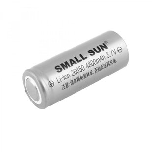 Акумулятор Li-ion SmallSun 26650 4800mAh 3.7V Gray 47418 фото