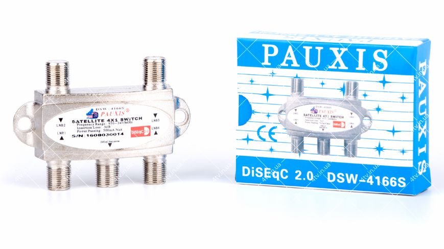 DiSEqC 4х1 Pauxis DSW-4166S внутр. 26053 фото