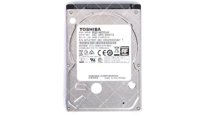 Жорсткий диск TOSHIBA 2.5" 500GB SATA (MQ01ABD050V) Refurbished 41128 фото