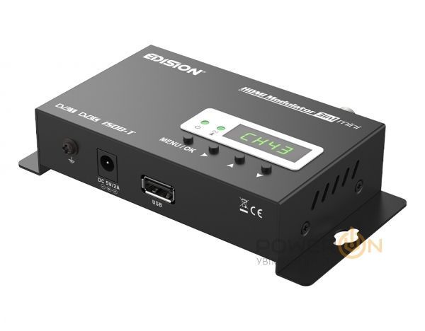 Модулятор цифровий EDISION HDMI MODULATOR 3IN1 MINI - DVB-T, DVB-C АБО ISDB-T 00-00077429 фото