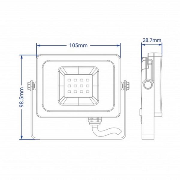 Прожектор LED світлодіодний Feron LL-6010 10W 49246 фото