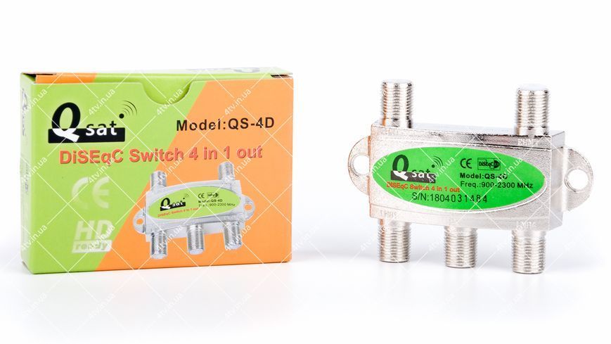 DiSEqC 4х1 Q-Sat QS-4D 27154 фото