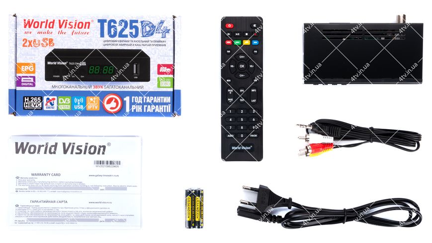 World Vision T625D4 DVB-T2 46391 фото