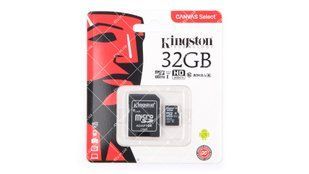 Карта памяти microSDHC Kingston 32GB class 10 adapter SD (SDCS/32GB) 41435 фото