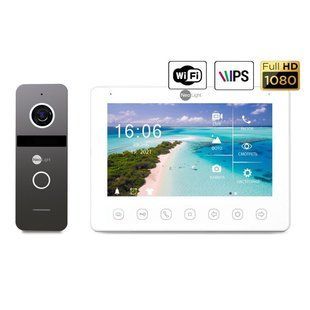 Комплект видеодомофона Neolight NeoKIT HD+ WiFi 2 Graphite 45492 фото