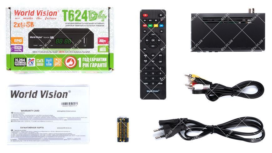 World Vision T624D4 DVB-T2 46392 фото