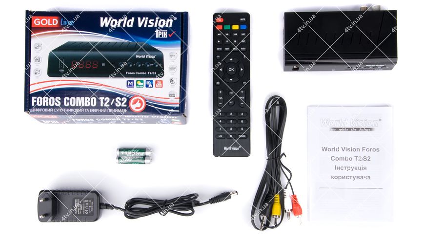 World Vision Foros Combo DVB-T2/S2 41369 фото