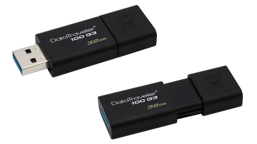 Накопичувач Kingston 32GB DT100G3 USB 3.0 (DT100G3/32GB) 44231 фото