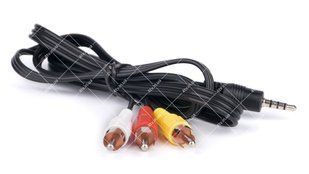 Кабель 3RCA-3.5мм Jack аудио-видео Geotex 14мм 1 метр 41029 фото