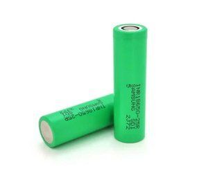Аккумулятор Li-ion Samsung INR18650-25R 2500mAh 4.2/3.6/2.5V Green 47600 фото