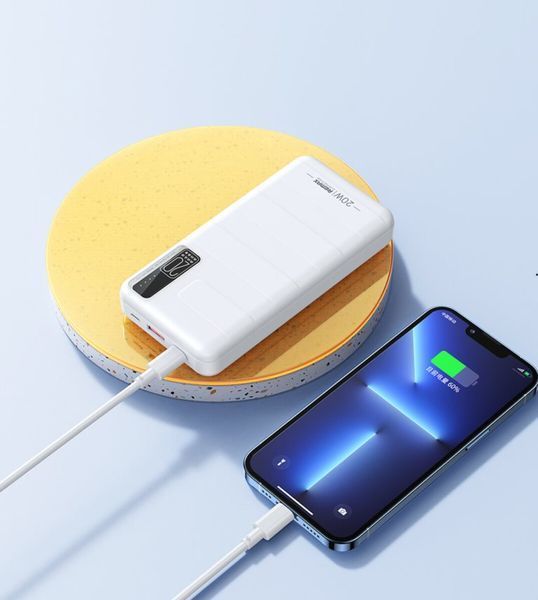 Power Bank Remax RPP-316 Noah Series 20W+22.5W PD+QC 20000 mAh White 50968 фото