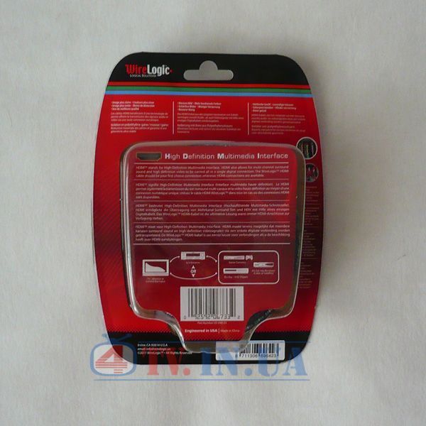 Кабель HDMI-HDMI WireLogic v1.4 2 метра 48573 фото