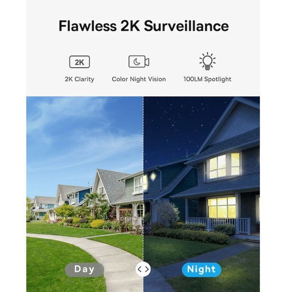 IP-камера видеонаблюдения Baseus Security B1 Outdoor Camera 2K White 00-00077072 фото