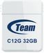 Накопитель Team Group 32GB C12G USB 2.0 White 45560 фото 1