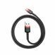 Кабель USB 2.0 TYPE-C Baseus Cafule Red+Black 1 метр 49615 фото 3