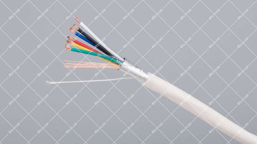 Кабель сигнальний VKcable 6x0.22 CCA в екрані 100 метрів 40507 фото