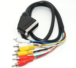 Кабель Scart-6RCA стерео 27265 фото