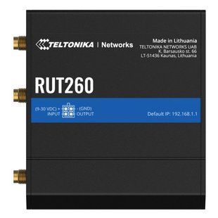 Teltonika RUT260 4G LTE, Wi-Fi Промисловий стільниковий маршрутизатор 00-00079646 фото