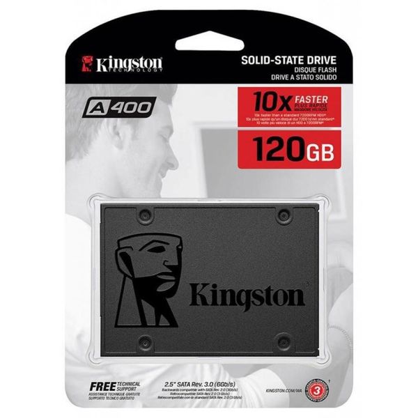 SSD накопичувач Kingston A400 2.5" 120GB (SA400S37/120G) 45411 фото