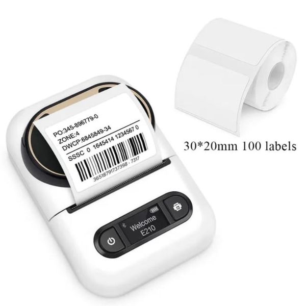 Термопринтер етикеток Label Printer E210 Bluetooth 49649 фото