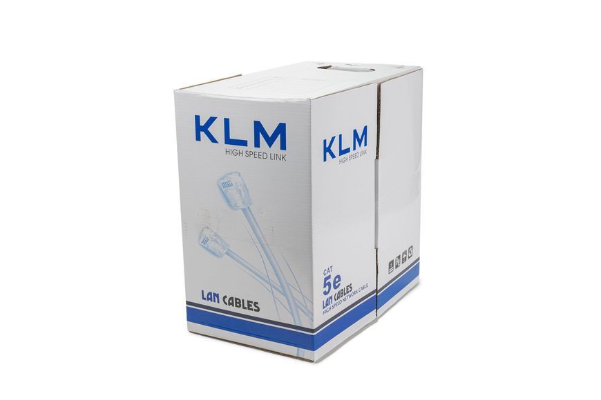 Кабель витая пара KLM FTP 4Pх0.5 PE CCA B 305m (черный) наружная 00-00078785 фото