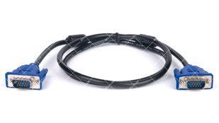 Кабель VGA-VGA DE-15HD 2 ферита 2 метра 43608 фото