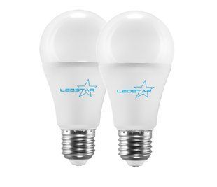 Лампочка cветодиодная LEDSTAR 12W E27 4000K A60 ПРОМО-НАБОР 2ШТ 40834 фото