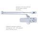 Доводчик дверной RYOBI 9900 9903 Silver 00-00076179 фото 2