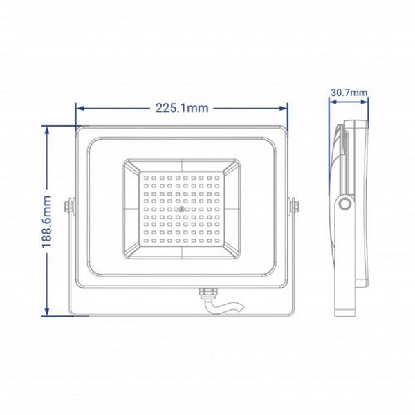 Прожектор LED світлодіодний Feron LL-8100 100W 49253 фото