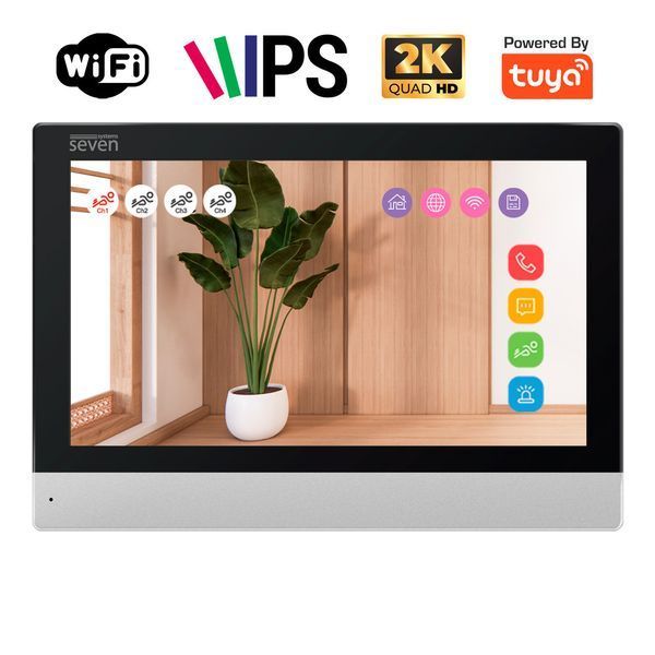 SEVEN DP-7579-W2K black 7&rdquo; Сенсорный IPS экран Wi-Fi/LAN Домофон 00-00079370 фото