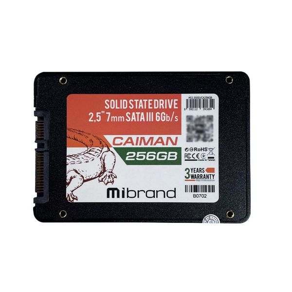 SSD накопичувач Mibrand Caiman 2.5" 256GB (MI2.5SSD/CA256GB) 50971 фото