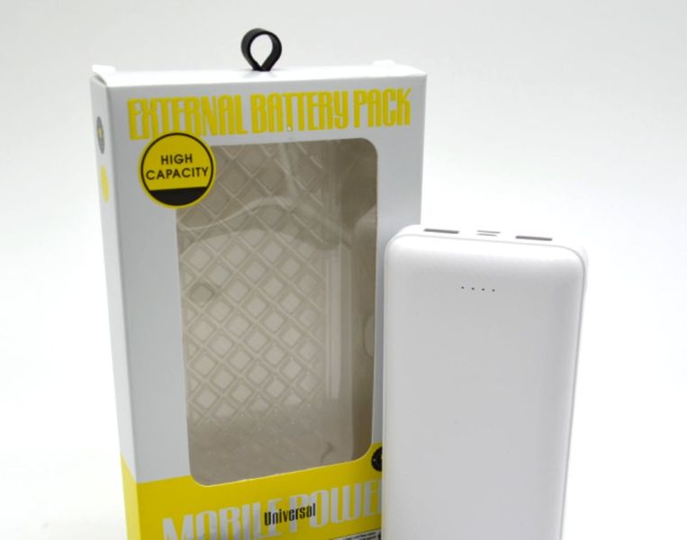 Power Bank GC-20L 20000 mAh White + кабель PD 5-9-12В 51204 фото