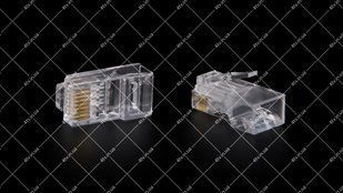 Разъем коннектор 8P8C RJ-45 Cat.6 100шт 44637 фото