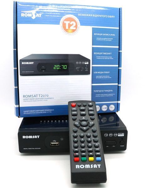 Romsat T2070 5V и ЭФИРНАЯ АНТЕННА БЕСПЛАТНО. АКЦИЯ!!! 48980 фото