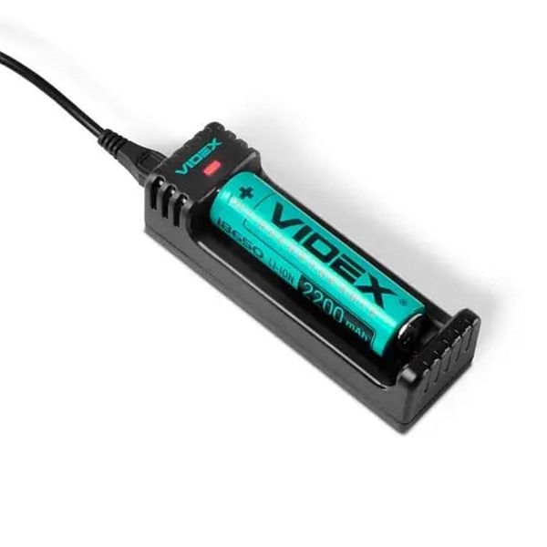 Зарядний пристрій VIDEX VCH-U101 1000 mAh живлення від USB 47366 фото