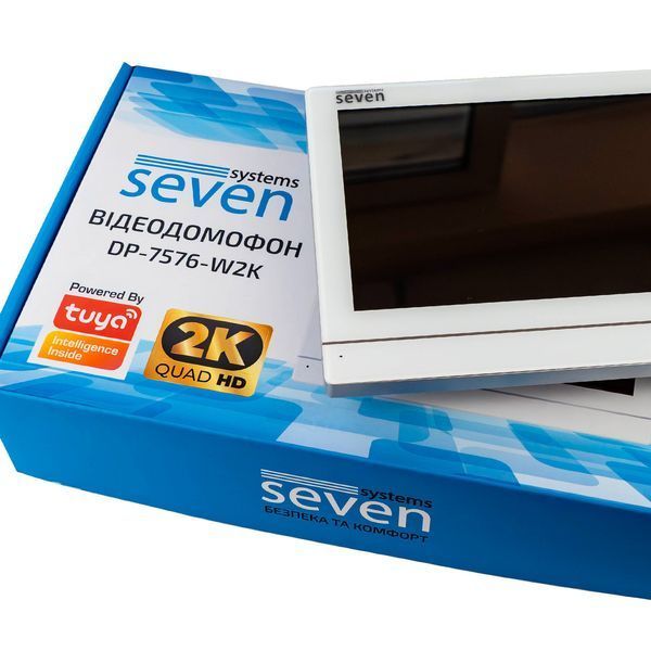 SEVEN DP-7576-W2K white 7&rdquo; Сенсорный IPS экран Wi-Fi/LAN Домофон 00-00079372 фото